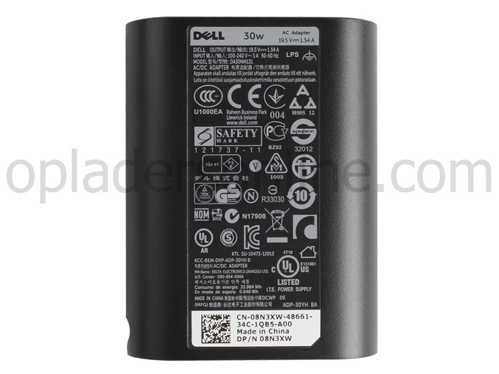 30W Dell T05G T05G001 Adapter + Gratis Koord